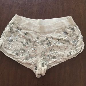 Sequin shorts